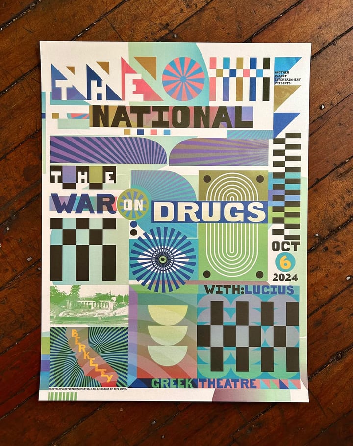 The National, The War on Drugs, and Lucius at the Greek Theatre on October 6, 2024