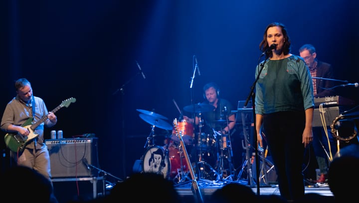 Stereolab performing in 2021, used for the 2022 Fillmore show